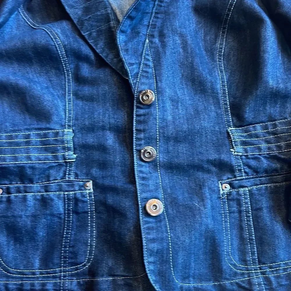 TAILORED SOFT Denim Jacket!! - Picture 2 of 13